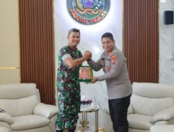 Kapolres Pematang Siantar Sambangi Danrem 022/PT, Perkuat Sinergitas TNI-Polri