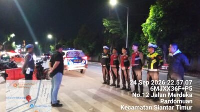Polres Pematang Siantar Laksanakan Patroli BLP Guna Ciptakan Situasi Aman dan Kondusif