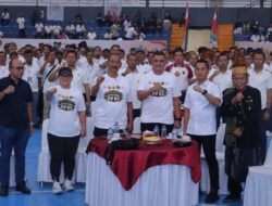 Wakapolres Pematang Siantar Hadiri Pertandingan Domino HUT TNI ke-81