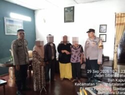 Polsek Siantar Martoba Mediasi Perselisihan Kakak Beradik, Berakhir Damai