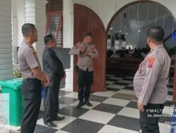 Polsek Siantar Martoba Minggu Curhat Kamtibmas di Gereja 