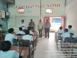 Polsek Siantar Marihat Laksanakan Polidik di SMK GKPI 1 Cegah Bullying 