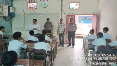 Polsek Siantar Marihat Laksanakan Polidik di SMK GKPI 1 Cegah Bullying 
