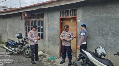 Polsek Siantar Utara Cek TKP Dugaan Pencurian di Jalan Pattimura Ujung Respon Laporan CC 110
