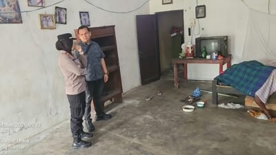 Kapolsek Siantar Utara Cek TKP Temuan Mayat didalam Rumah