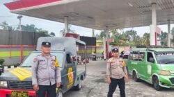 Antisipasi Guantibmas Polsek Siantar Marihat Patroli dan Monitoring Pengisian BBM di SPBU