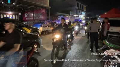 Polres Pematangsiantar Gelar Apel KRYD Antisipasi Gangguan Kamtibmas 