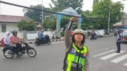 Kabel Menjuntai Ancam Pengguna Jalan, Satlantas Polres Pematangsiantar Bergerak Cek Lokasi