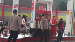 Polsek Siantar Selatan Monitoring Pengisian BBM di SPBU Wilkumnya