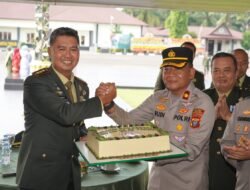 HUT TNI ke-81, Polres Pematangsiantar Beri Surprise, Perkuat Sinergitas TNI-Polri