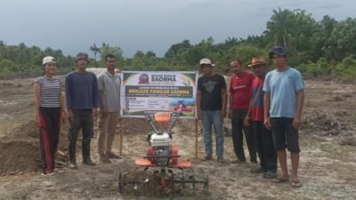 Brigade Pangan Saorma Mulai Garap Lahan di Sibintang, Harapkan Dukungan Pemerintah Perkuat Mekanisasi Pertanian