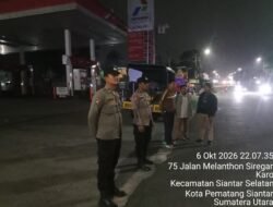 Polsek Siantar Selatan Laksanakan Patroli KRYD 3 Pilar Antisipasi Guantibmas