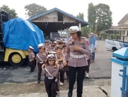 Satlantas Polres Pematang Siantar Tanamkan Disiplin Berlalu Lintas Sejak Dini