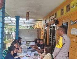 Bhabinkamtibmas Sambangi Bimbingan Bahasa Jerman, Sampaikan Pesan Kamtibmas