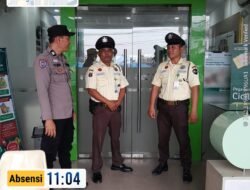 Bhabinkamtibmas Polsek Siantar Utara Sambangi Kantor Pegadaian Parluasan, Sampaikan Pesan Kamtibmas