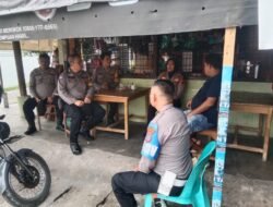Kapolsek Siantar Selatan Dukung usulan Warga Pembentukan Pos Kamling di Jalan Toba II