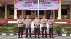 Kapolres Pematang siantar Pimpin Sertijab Kasat Reskrim dan Kasat Narkoba