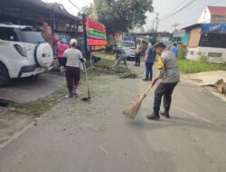 Polsek Siantar Martoba Ikuti Gotong Royong Bersama Warga