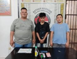 Komitmen Berantas Narkoba, Polsek Bandar Huluan Gerebek Bekas Kedai di Wonorejo, Pengedar Sabu Ditetapkan Tersangka
