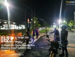 Polres Pematang Siantar Gelar Blue Light Patrol, Antisipasi 3C dan Gangguan Kamtibmas
