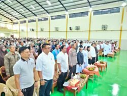 Polres Pematangsiantar Hadiri Pemberkatan dan Peresmian Aula SMP Swasta RK Bintang Timur