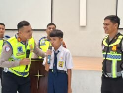 Lantas Polres Pematang Siantar Police Go To School Edukasi SMP Kalam Kudus