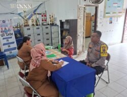 Polsek Siantar Utara Sambang Kamtibmas di Kantor Kelurahan Martoba