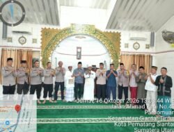 Kapolres Pematang siantar Gelar Sholat Jumat, Pererat Silaturahmi