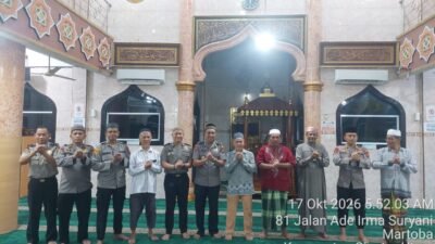 Kapolres Pematang siantar laksanakan Subuh Keliling, Pererat Silaturahmi dan Ajak Warga Jaga Kamtibmas