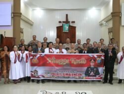 Safari Minggu Kasih di HKBP Serbelawan, Kapolres Simalungun: Polisi Bersama Masyarakat Hadir Melindungi, Mengayomi, dan Melayani