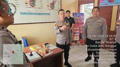 Cek Pelayanan SPKT Polsek Dolok Batu Nanggar, Kapolres Simalungun Tegaskan Layanan Cepat, Humanis, dan Tidak Dipersulit