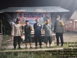 Polsek Siantar Marihat Laksanakan SALING di Pos Kamling