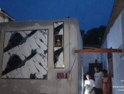 Polsek Siantar Martoba Respon Cepat Cek Rumah Warga Terkena Angin kencang