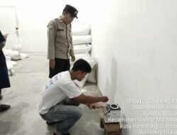 Polsek Siantar Martoba Dampingi Penjualan 2,1 Ton Jagung Petani Binaan