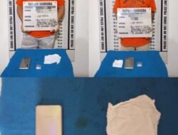 Polres Pematang Siantar amankan Dua Pria, Barang Bukti Sabu 1,63 Gram