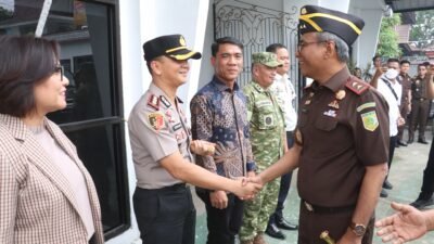 Dukung Sinergi Lintas Sektoral, Kapolres Simalungun Hadiri Silaturahmi Forkopimda bersama Kajati Sumut