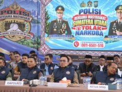 Polres Pematang Siantar dan Forkopimda Ikuti Zoom Meeting Kunker Kapolri di Wilkum Polda Sumut dan Deklarasi Serentak Menolak Narkoba