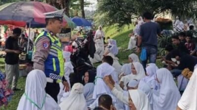 Polisi Bersama Masyarakat, Satlantas Polres Simalungun Edukasi Warga di Nagori Senio, Galakkan Gerakan SAHATA LANTAS