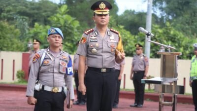Kapolres Simalungun Pimpin Upacara Hari Sumpah Pemuda ke-98, Polri Tegaskan Komitmen Berintegritas dan Humanis