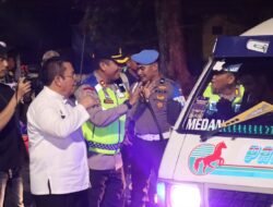 Kapolres Pematang Siantar Bersama Walikota Sosialisasi Operasi Patuh Toba 2026 di Jalan RIngroad