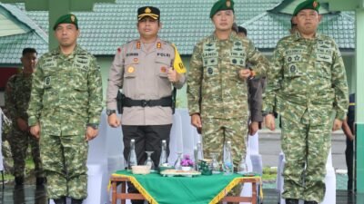 Kapolres Pematang Siantar Hadiri Upacara Penetapan Komcad Matra Darat Tahun 2026