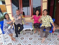 Bhabinkamtibmas Polsek Siantar Selatan Sambangi Rumah Pendeta