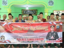 Jumat Keliling di Masjid Awal Dame Raya, Kapolres Simalungun Ajak Warga Jauhi Narkoba dan Kenalkan Layanan “Hallo Kapolres”