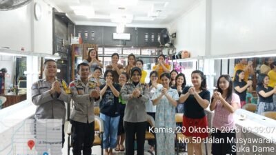 Polsek Siantar Timur Sambang Kamtibmas di Kantor Kelurahan Asuhan